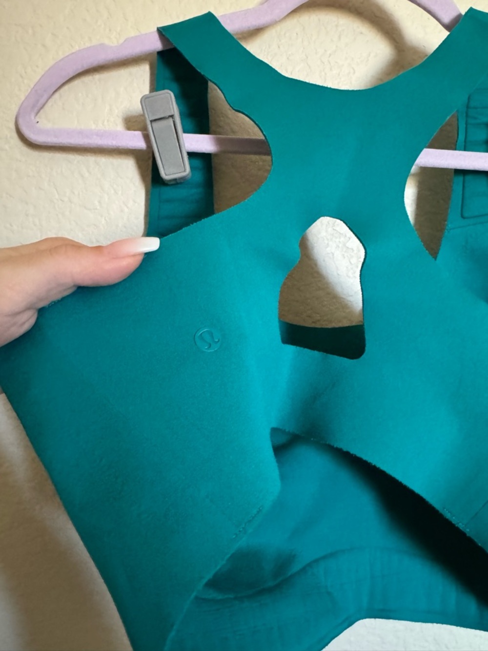lululemon athletica Teal Green Racerback Sports Bra - Picture 5 of 7